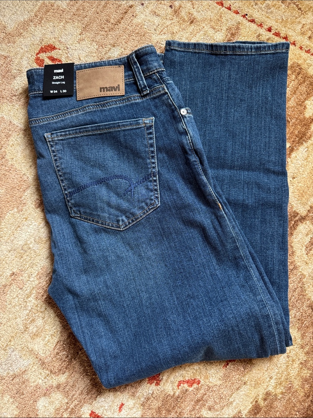 Mavi Zach Straight Leg Jeans